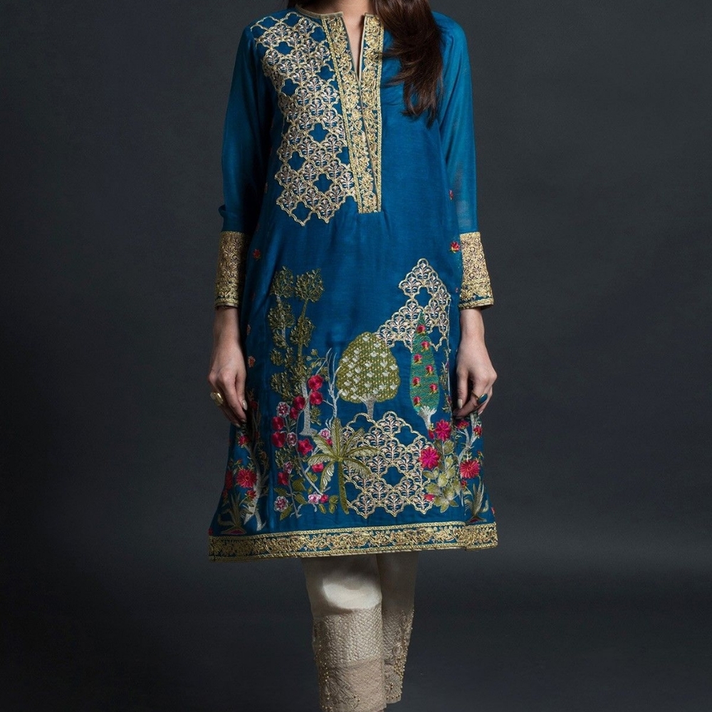 Khaadi khaas- heavy embroidered kurta